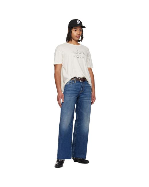 R13 Blue D'Arcy Loose Jeans for men