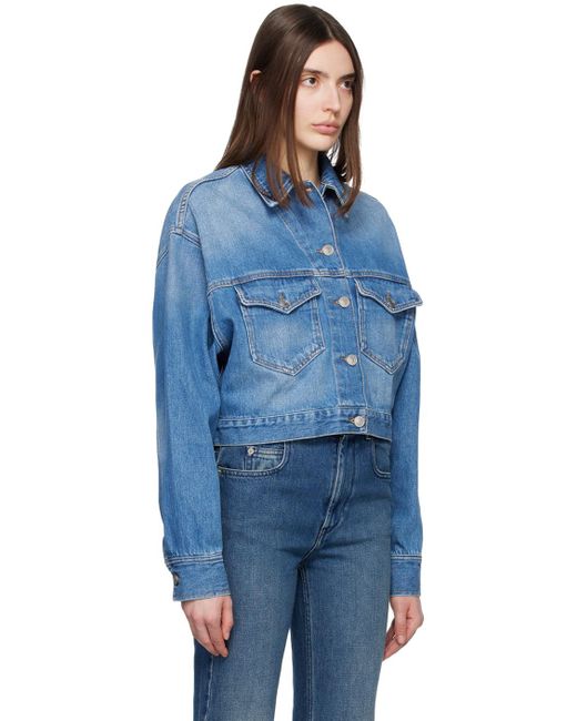 Isabel Marant Blue Tadia Denim Jacket