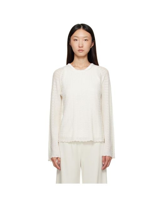 Loulou de Saison White Off- Greta Sweater