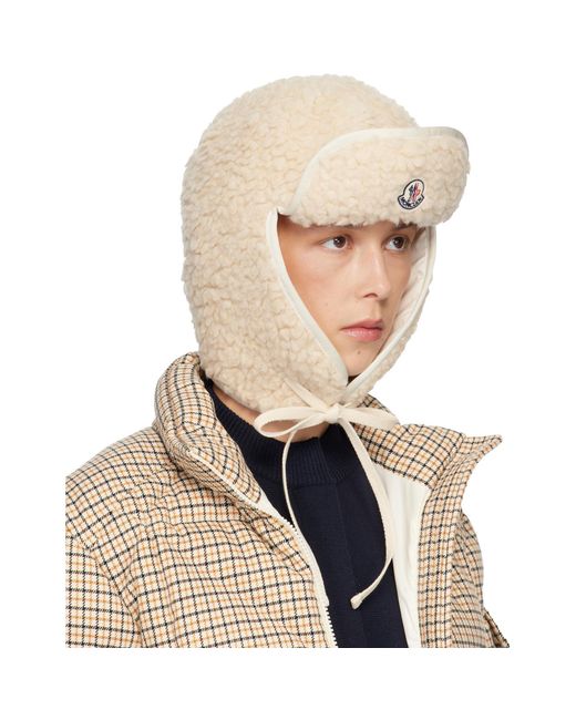 Moncler Natural Teddy Reversible Hat