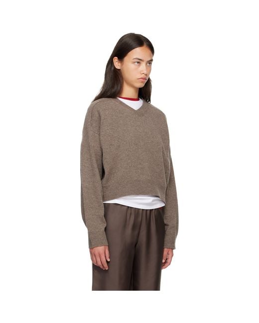 Loulou de Saison Brown Anzor Lds Sweater