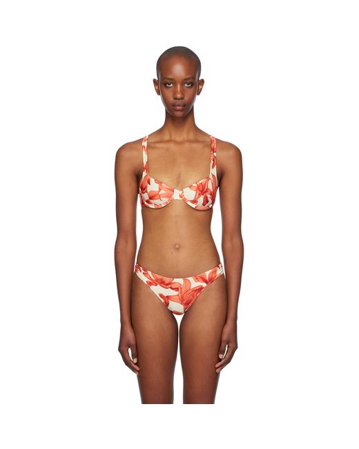 Miaou Multicolor Floral Underwire Bikini Top