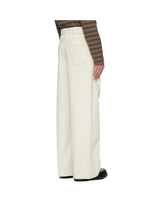 A.P.C. White Off- Clyde Jeans for men