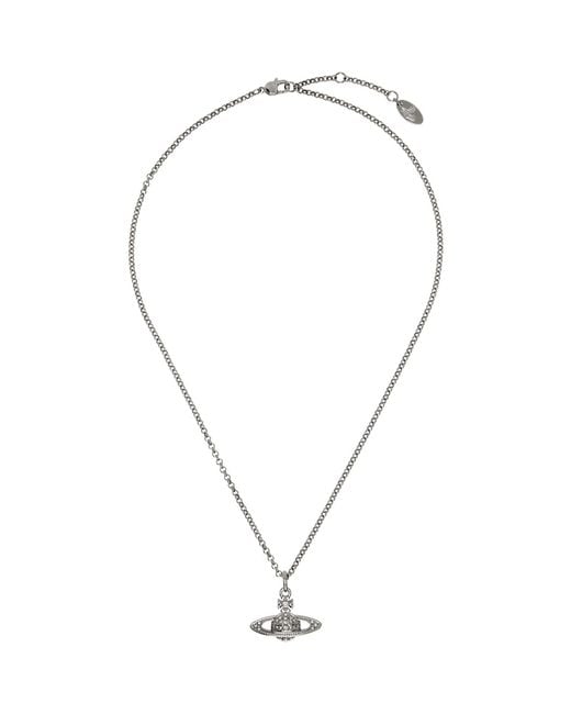 Vivienne Westwood Metallic Mini Bas Relief Pendant Necklace for men