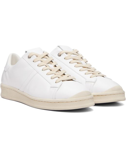 Jil Sander White Calfskin Sneakers for men