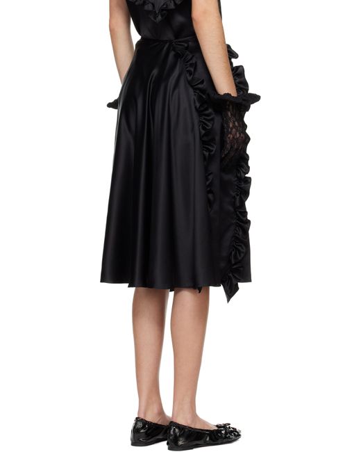 CECILIE BAHNSEN ブラック Adelina ミディアムスカート Black