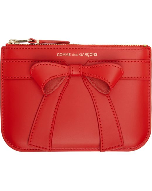 Comme des Garçons Red Big Bow Wallet
