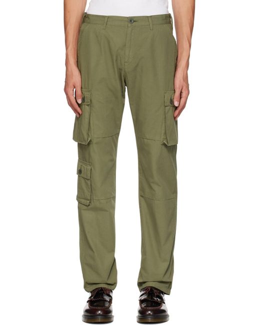 John Elliott Green Desert Techno Cargo Pants for men