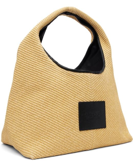 Marc Jacobs ベージュ 'The Woven Sack Bag' トートバッグ Metallic