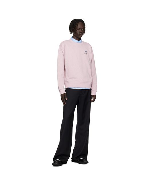 KENZO Black Paris 'Boke Flower' Embroidered Sweatshirt for men