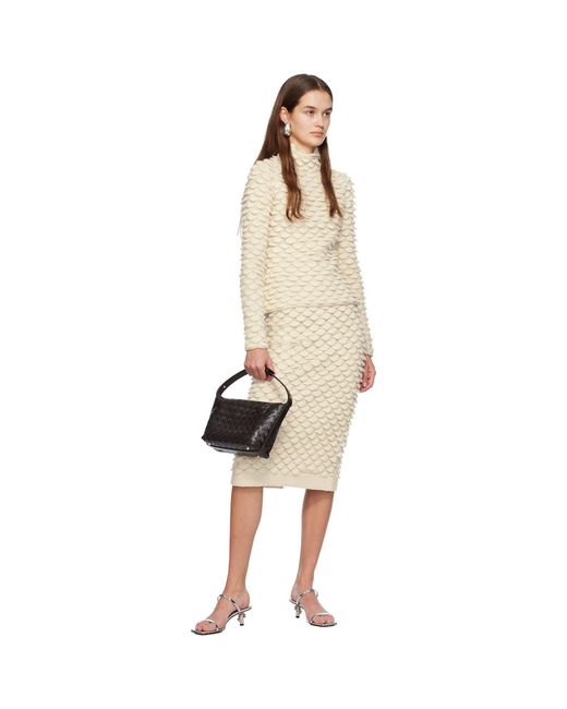 Bottega Veneta Black Silver Knot Mules