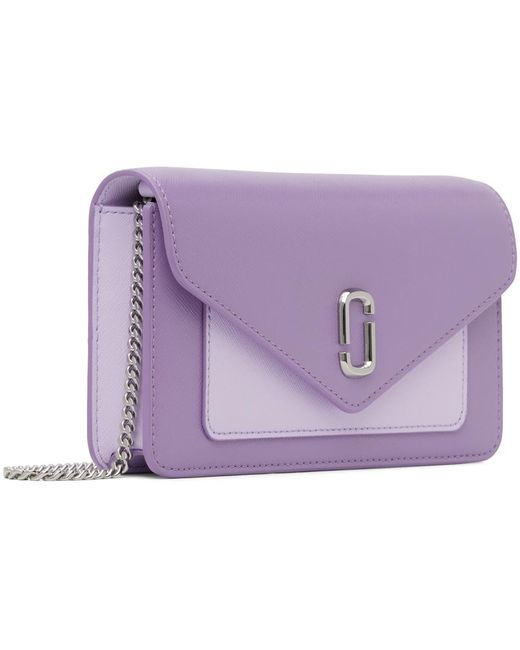 Marc Jacobs Purple Hardware Shoulder Bag