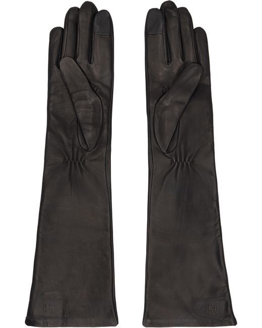 Handsome Stockholm Black Essentials Long Gloves