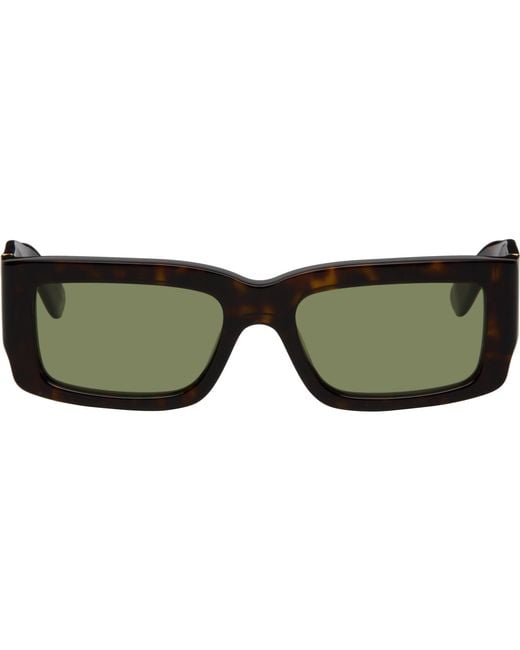 Retrosuperfuture Green Notte Sunglasses for men