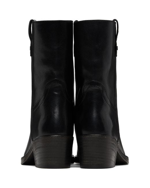 Weekend by Maxmara Black Ranch Boots