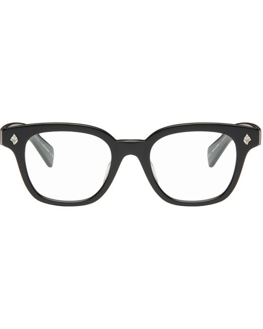 Garrett Leight Black Naples Glasses for men