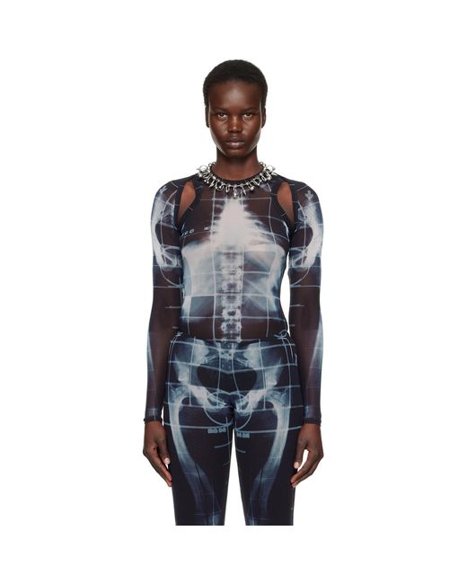 Jean Paul Gaultier Black 'The Squeletor' Cardigan