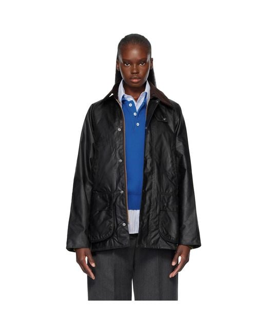 Barbour Blue Bedale Waxed Jacket
