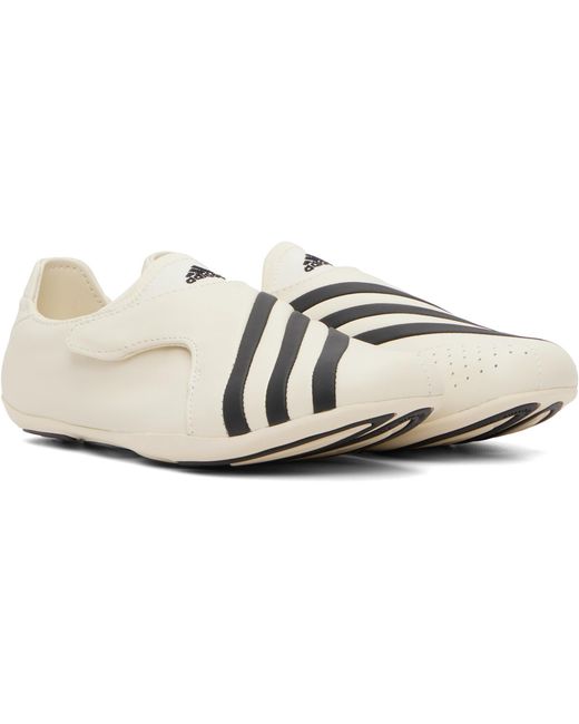 Adidas Originals Black Off- Pharrell Williams Edition Virginia Vario Flat Earther Sneakers for men
