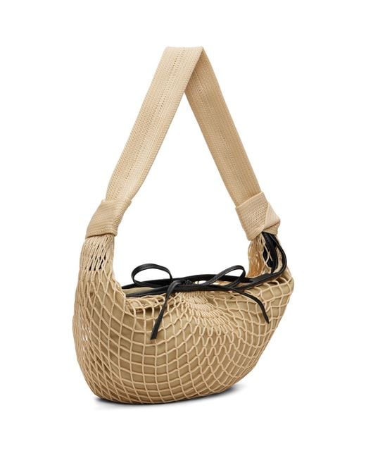 Lemaire Metallic Fortune Croissant Filt Bag