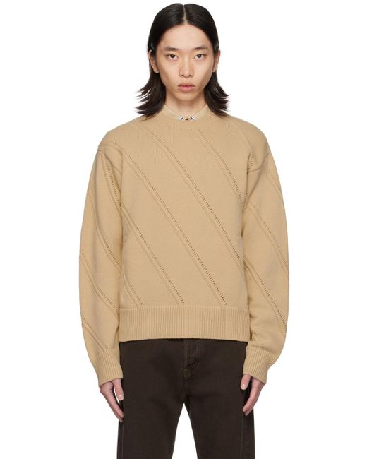 Ferragamo Black Virgin Wool Sweater for men