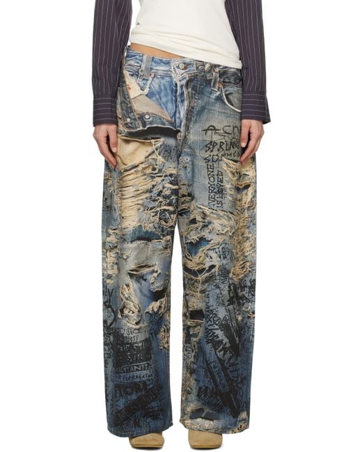 Acne Studios Super Baggy Fit 2023 Jeans in Black | Lyst UK