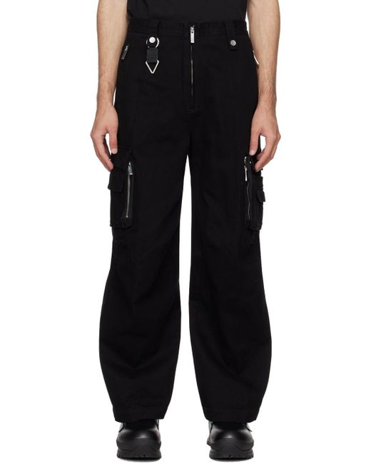 Pantalon de travail cargo noir C2H4 pour homme en coloris Black