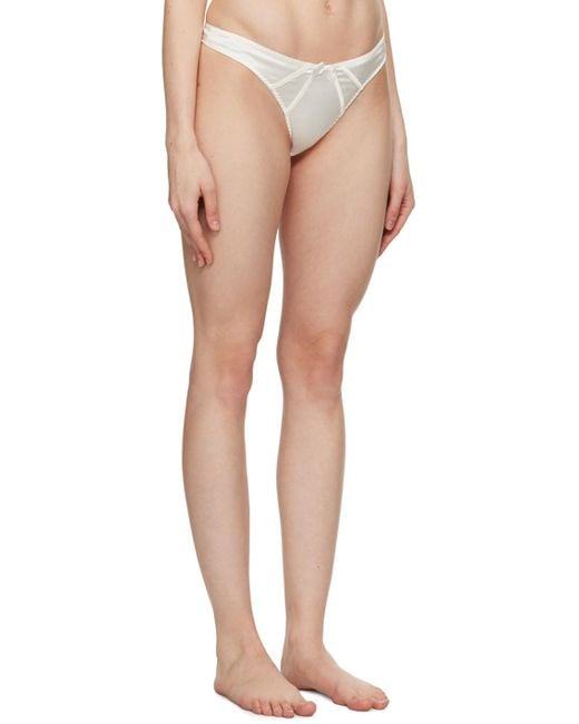 Agent Provocateur Multicolor White Mercy Thong