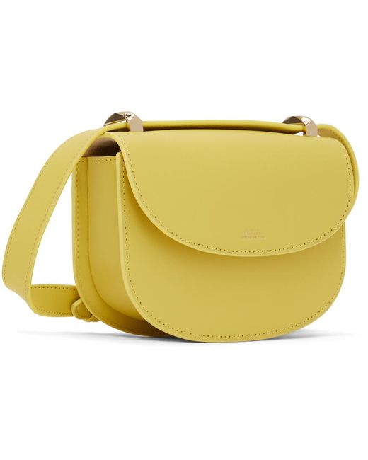 A.P.C. . Yellow Genève Mini Bag