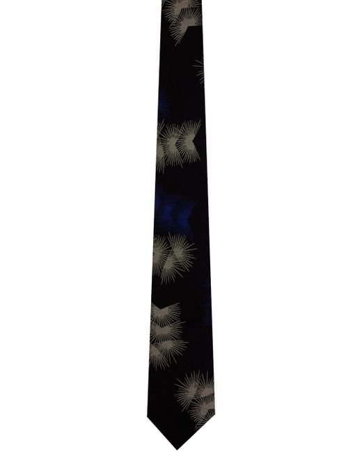 Cravate noire à motif sun flare Paul Smith pour homme en coloris Black