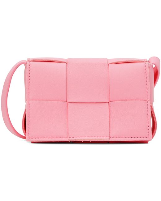 Bottega Veneta Black Pink Candy Cassette Bag for men