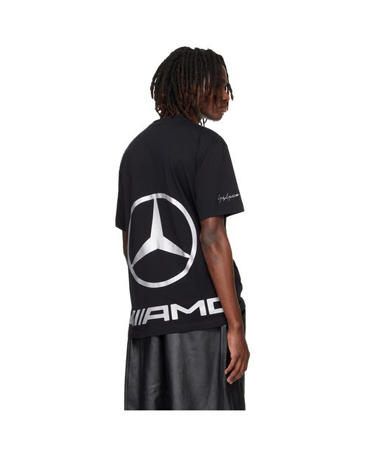 Y-3 Black Mercedes-Amg F1 Edition Star Logo T-Shirt for men