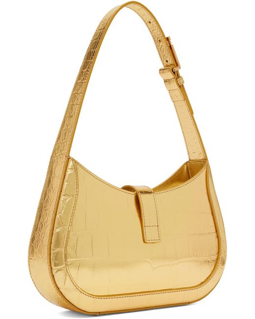 Versace Metallic Gold Greca Goddess Small Bag