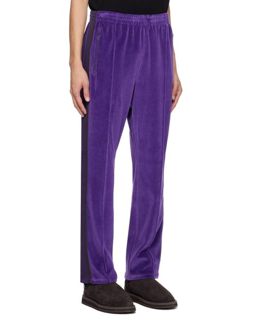 Pantalon de survêtement ajusté mauve Needles pour homme en coloris Purple