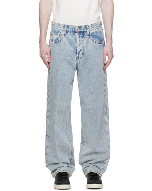 Emporio Armani Black Blue 5 Pocket Jeans for men