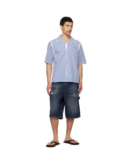 DIESEL Blue D-Livery-W-Short Denim Shorts for men