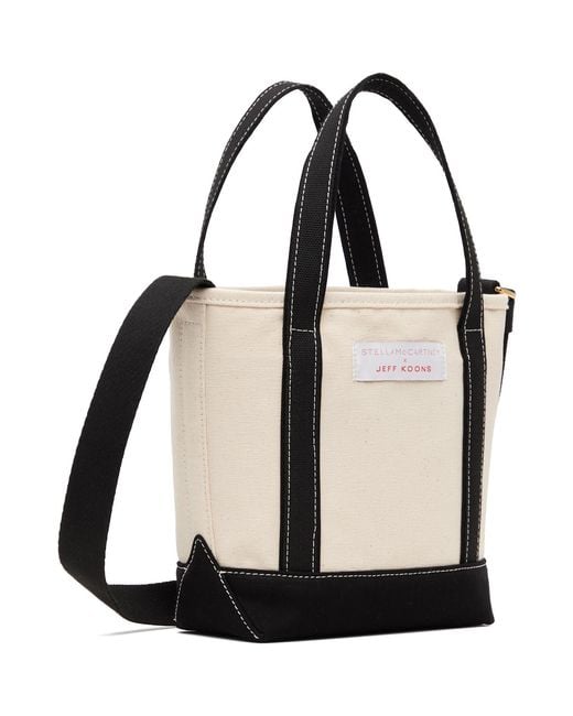 Stella McCartney Black Jeff Koons Edition Small N/S Crossbody Tote