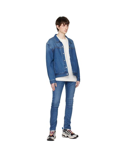 Attachment Blue Curve Jeans for men