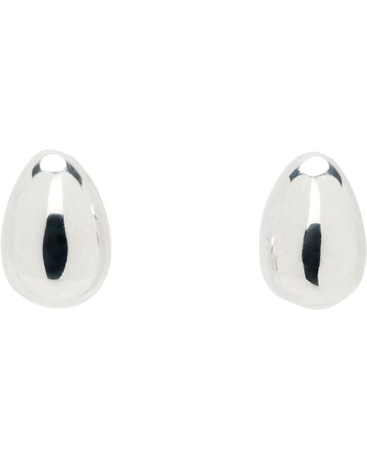 Sophie Buhai Black Tiny Egg Stud Earrings