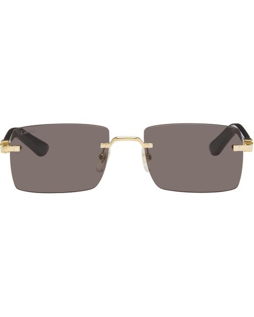 Cartier Black Core Range Signature C Sunglasses for men
