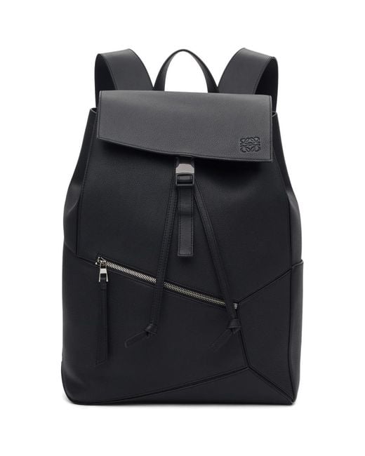 Loewe Black Puzzle Backpack for men