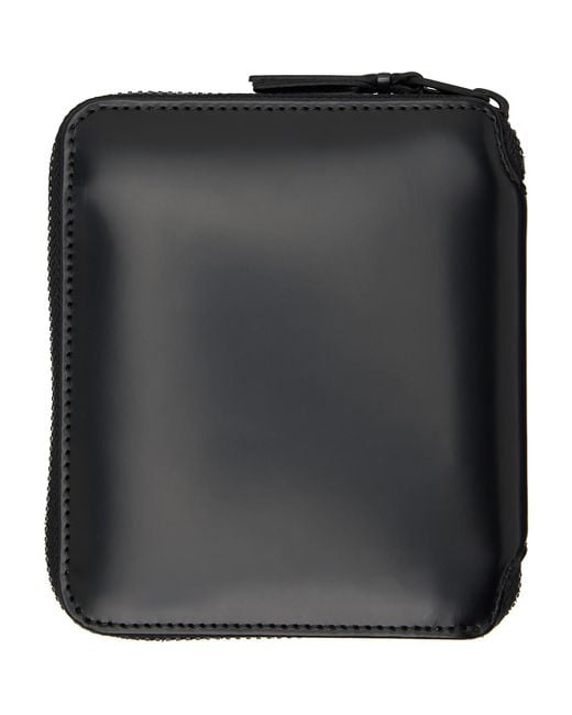 Comme des Garçons Black Leather Wallet for men