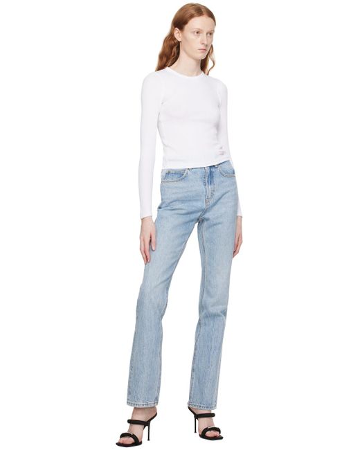 Alexander Wang Blue Indigo Fly Jeans