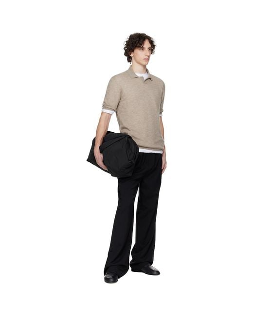 The Row Black Max Duffle Bag for men