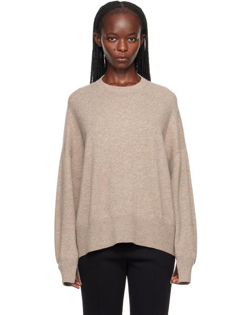 Loulou Studio Anaa Sweater in Natural | Lyst UK