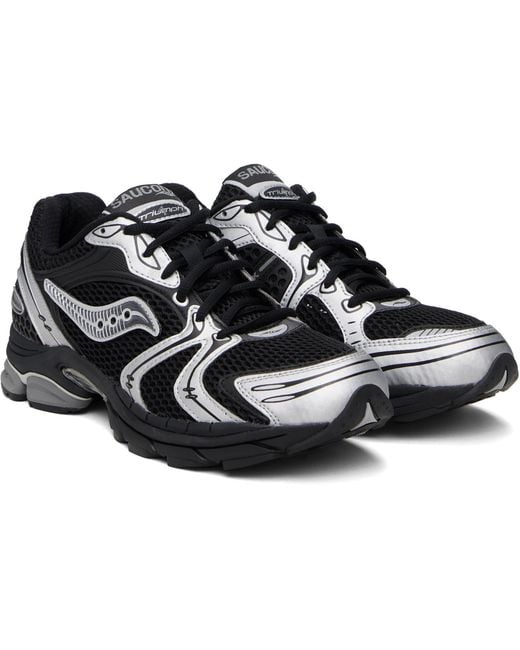 Saucony Black Progrid Triumph 4 Sneakers for men