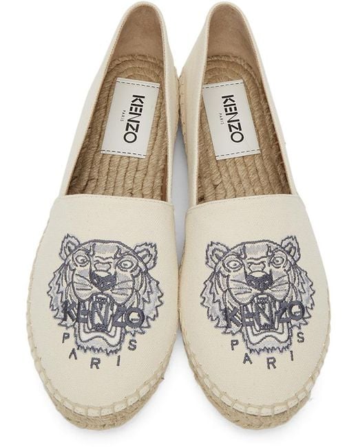 玄関先迄納品 シューズ サンダル メンズ ケンゾー Tiger Off Espadrilles Logo - スリッポン - williamsav.com