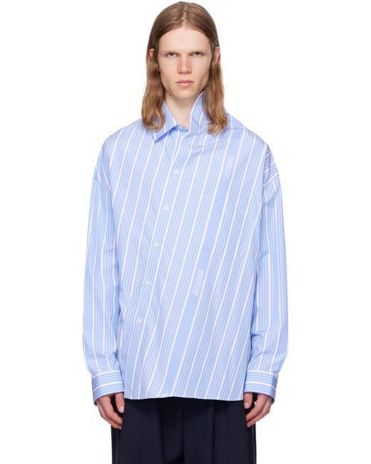 Jacquemus Blue Cotton Shirt for men