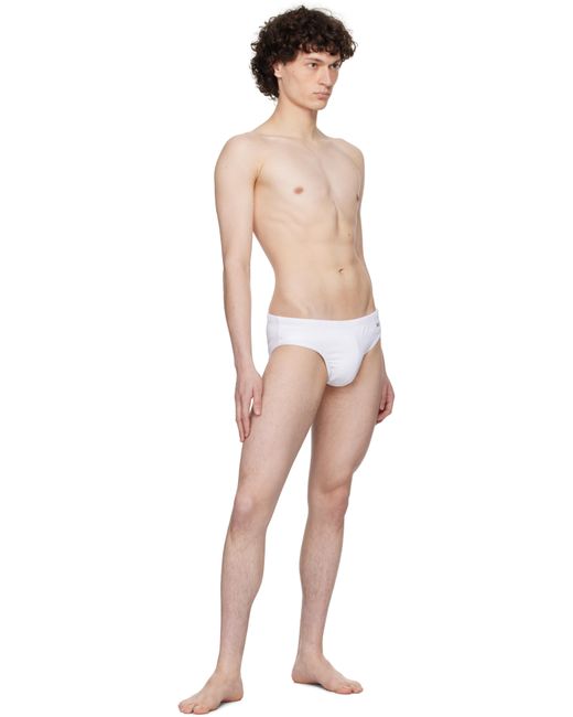 GmbH White Elensee Swim Briefs for men