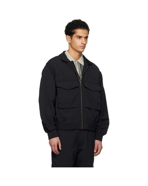 Nanamica Black Alphadry Field Jacket for men